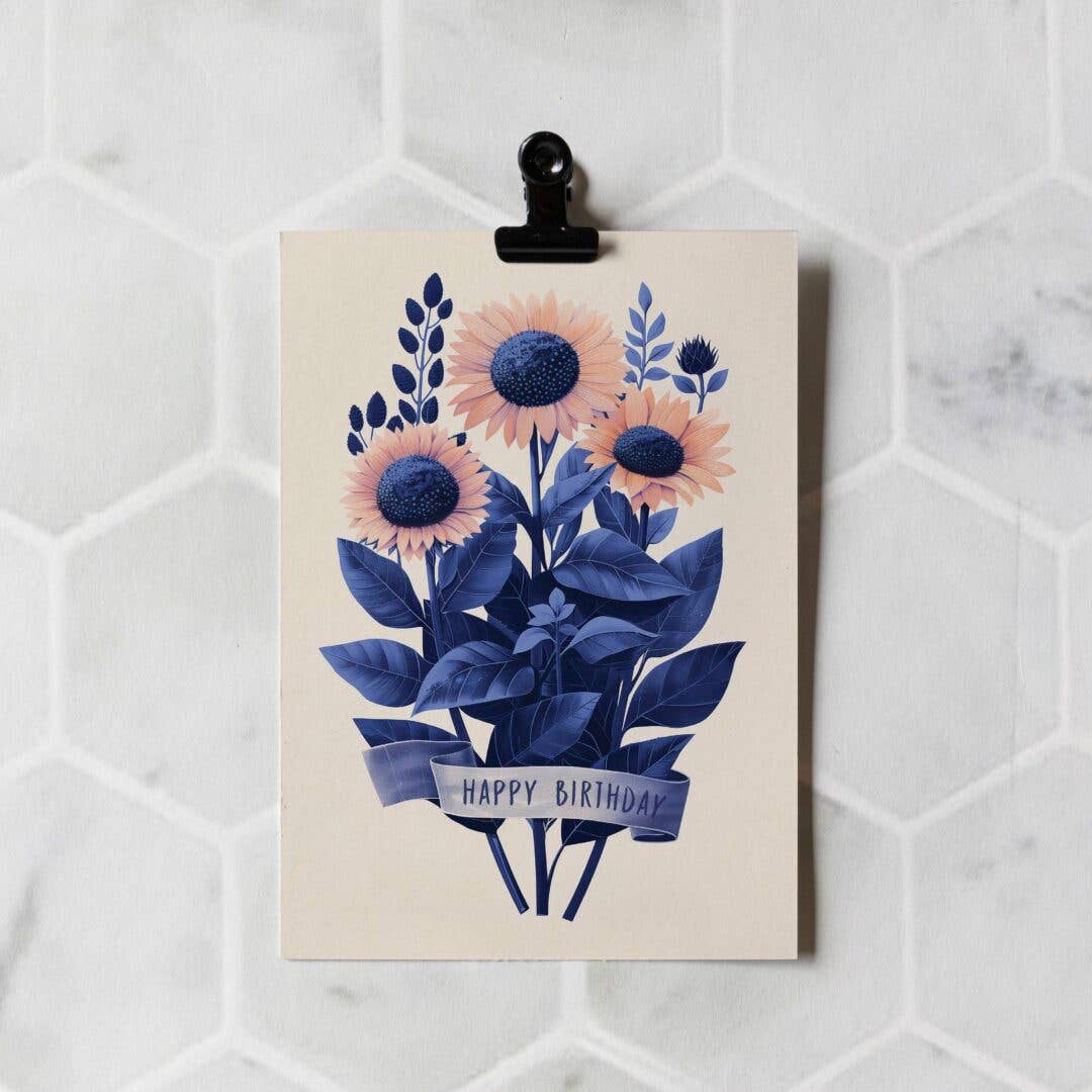 Birthday sunflowers | Birthday Card | Female Birthday card