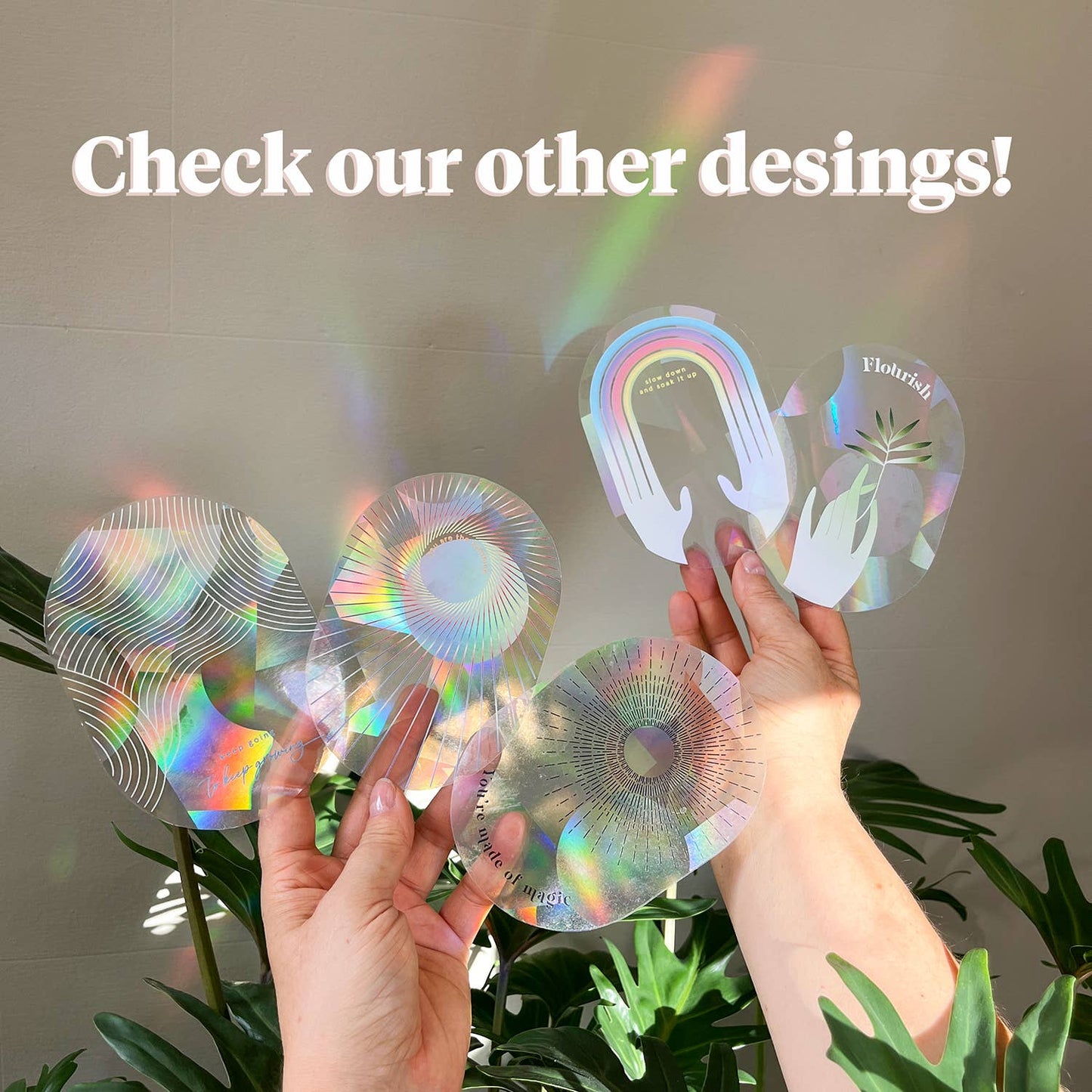 Rainbow maker sticker - Greenhouse Glow