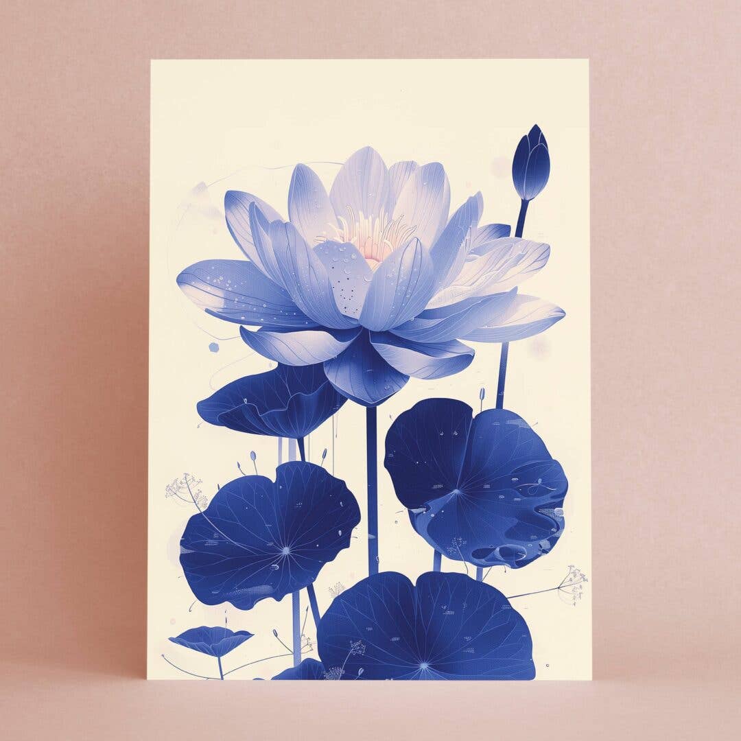 Waterlily | Everyday Greeting Card | birth month flower