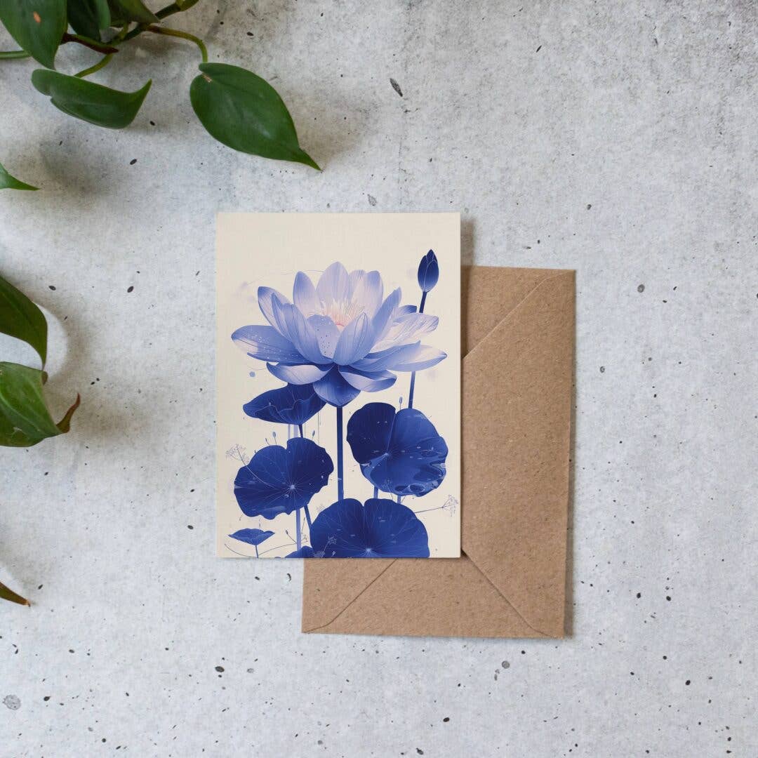 Waterlily | Everyday Greeting Card | birth month flower