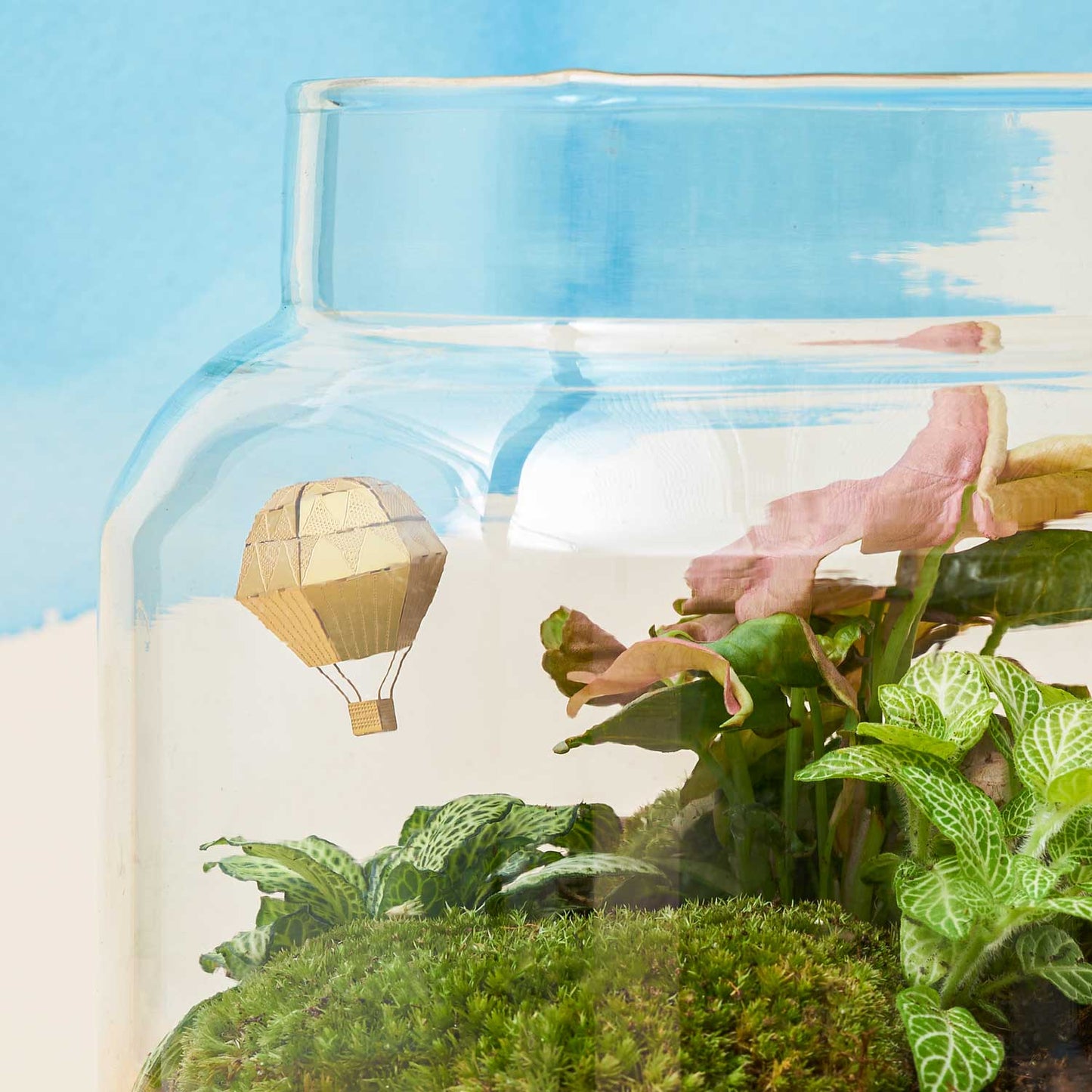 Mini Model Hot Air Balloon, DIY crafting ornament