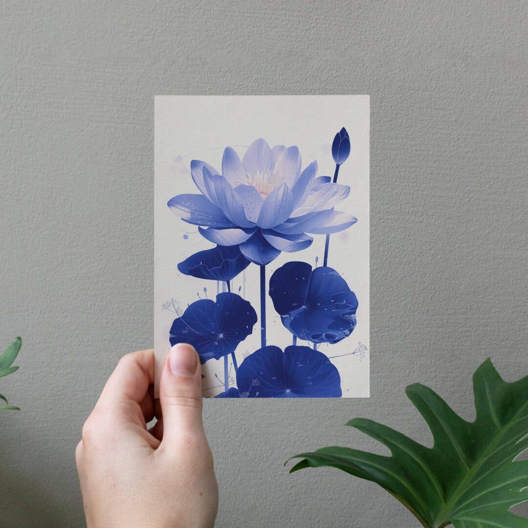 Waterlily | Everyday Greeting Card | birth month flower