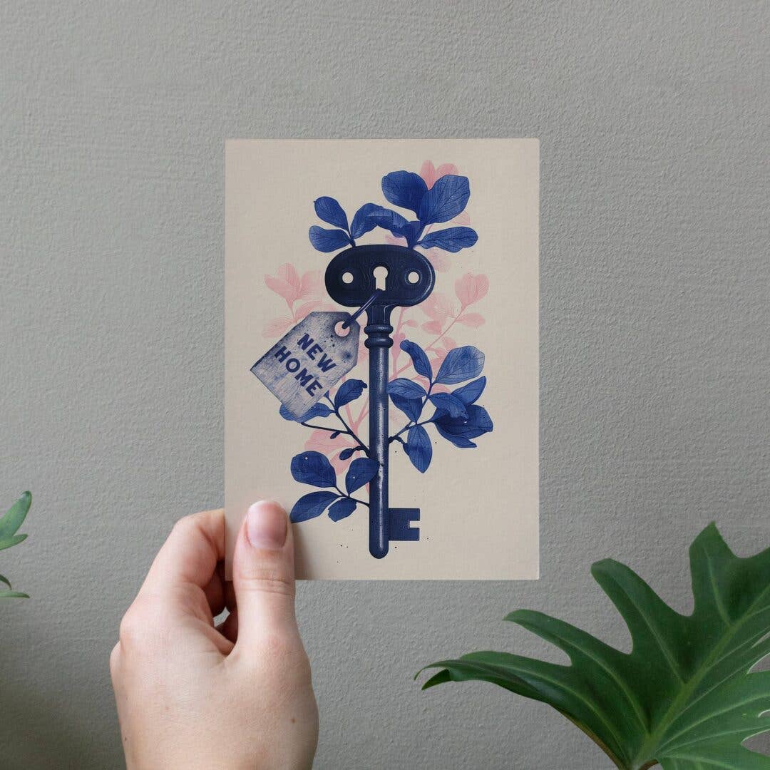 New Home Key | Housewarming Card | New House Card