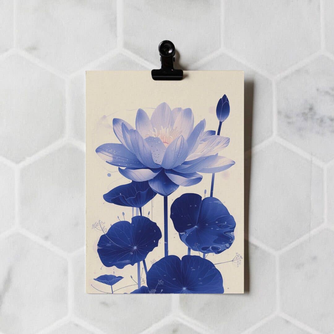 Waterlily | Everyday Greeting Card | birth month flower