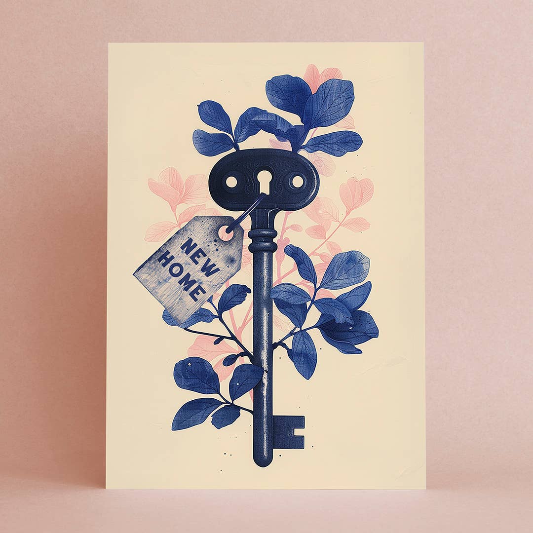 New Home Key | Housewarming Card | New House Card