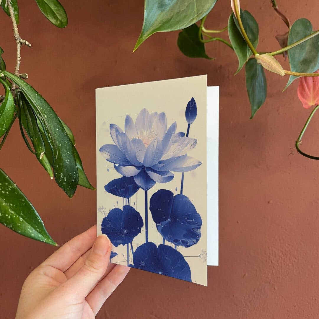 Waterlily | Everyday Greeting Card | birth month flower