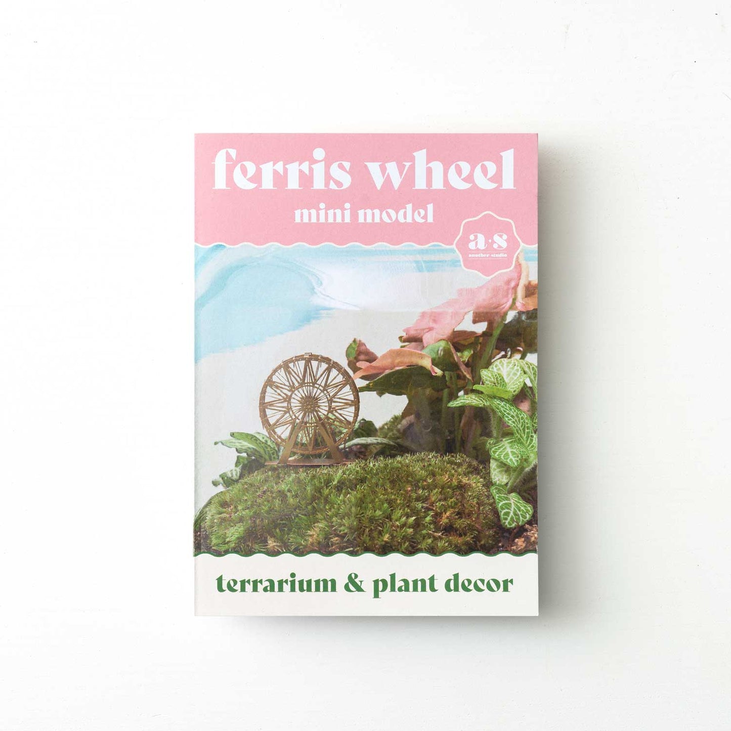 Mini Model Ferris Wheel, brass Terrarium decor, DIY craft kit