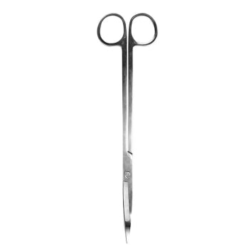 Pair of terrarium scissors on a white background