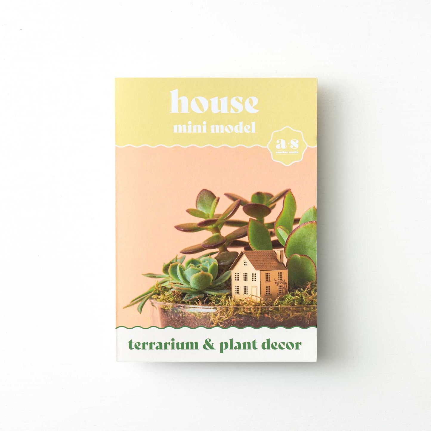Mini Model House, brass Terrarium decor, DIY crafting kit