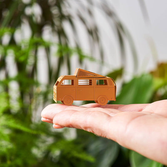 Campervan Mini Model, DIY brass metal building ornament