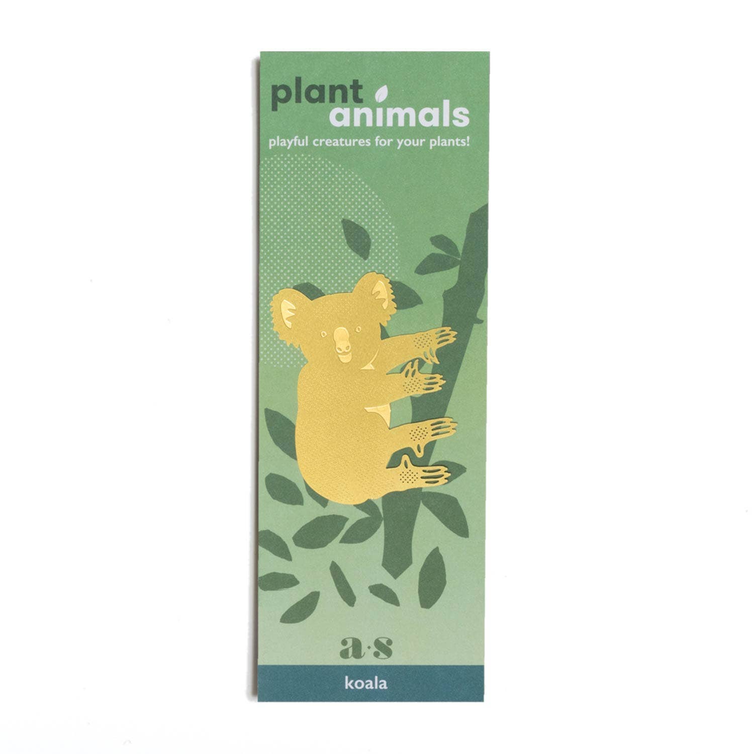 Box of 'plant animals' with a koala illustration on a green background