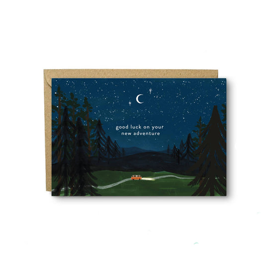 Good Luck Campervan Card
