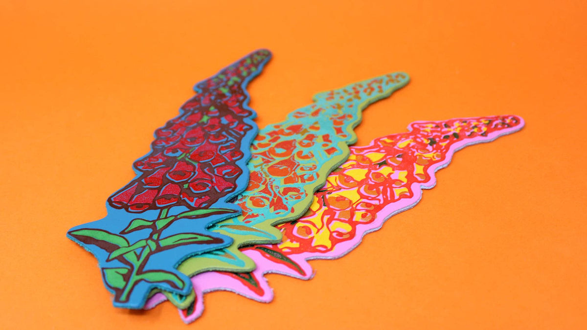 A Good Weed Leather  Bookmark