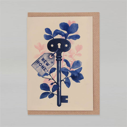 New Home Key | Housewarming Card | New House Card