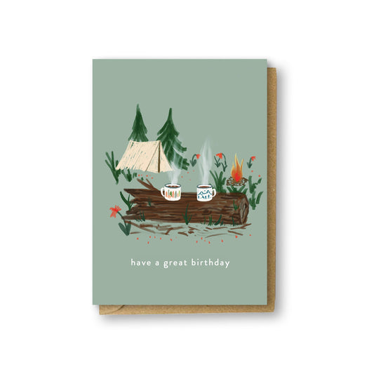 Happy Birthday Campers Card